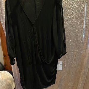 Elegant Black Dress/Top/Tunic